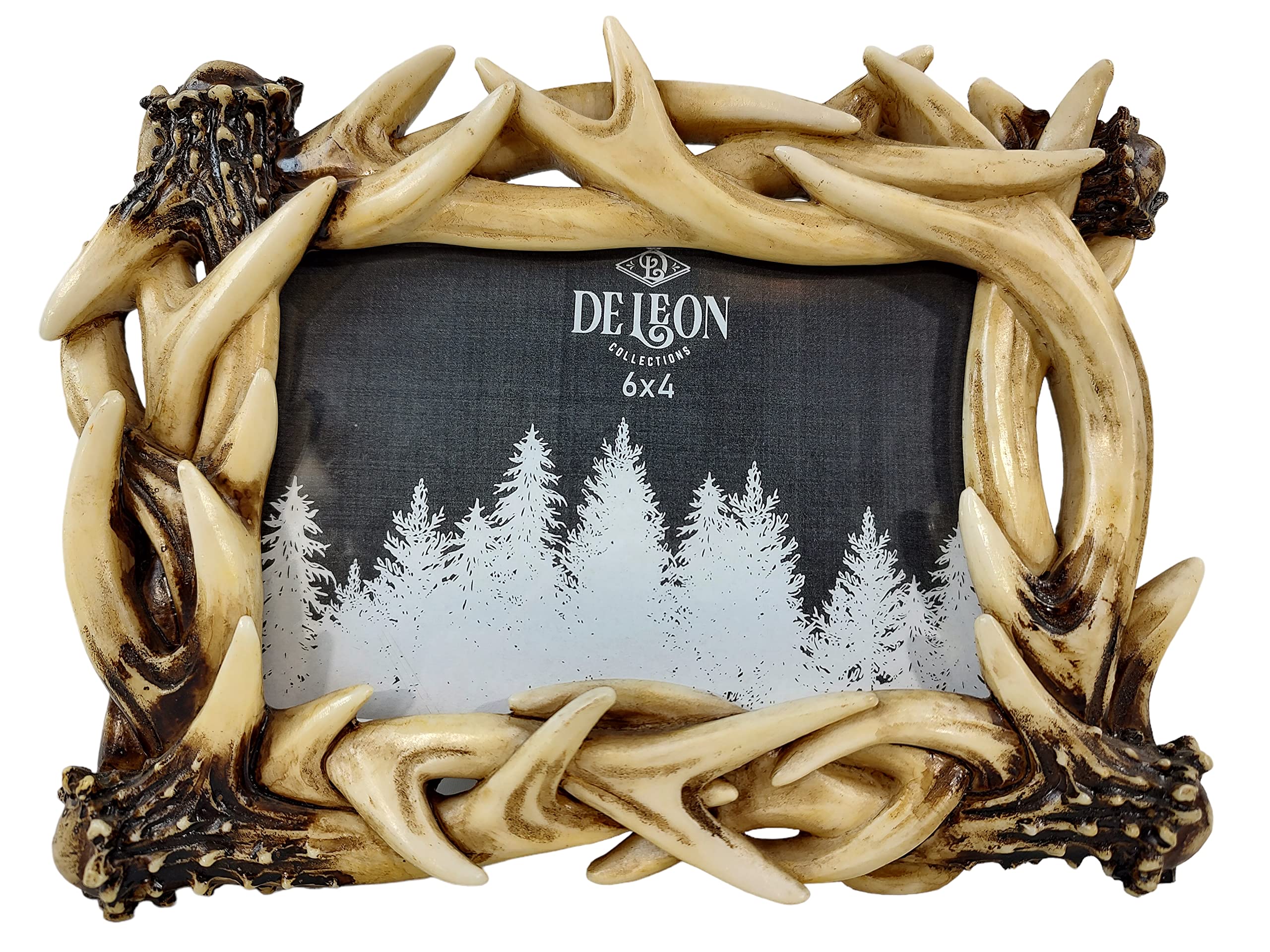 Amazon.com - De Leon Collections Polyresin Intertwined Deer Buck